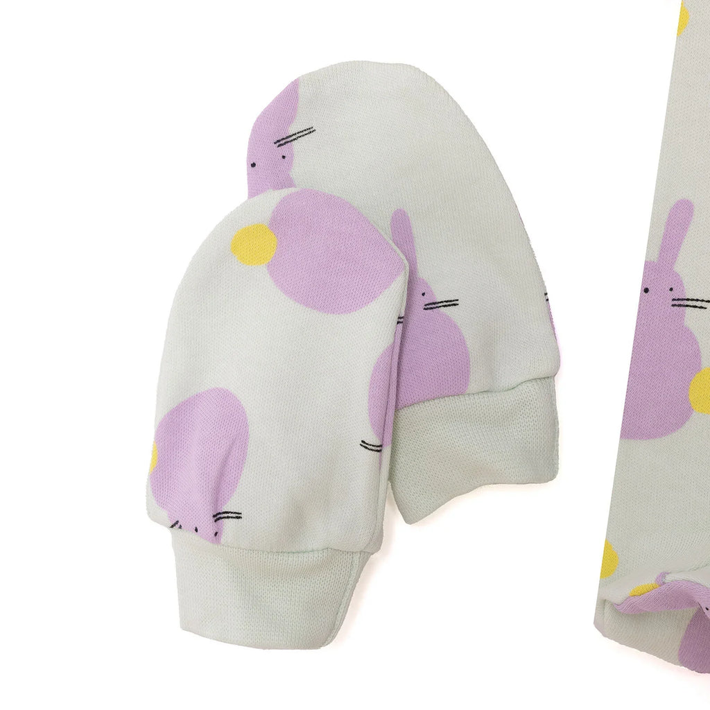 Set 5 Darn ar gyfer Newydd-anedig HelloBaby Girl - Lliw Ecru