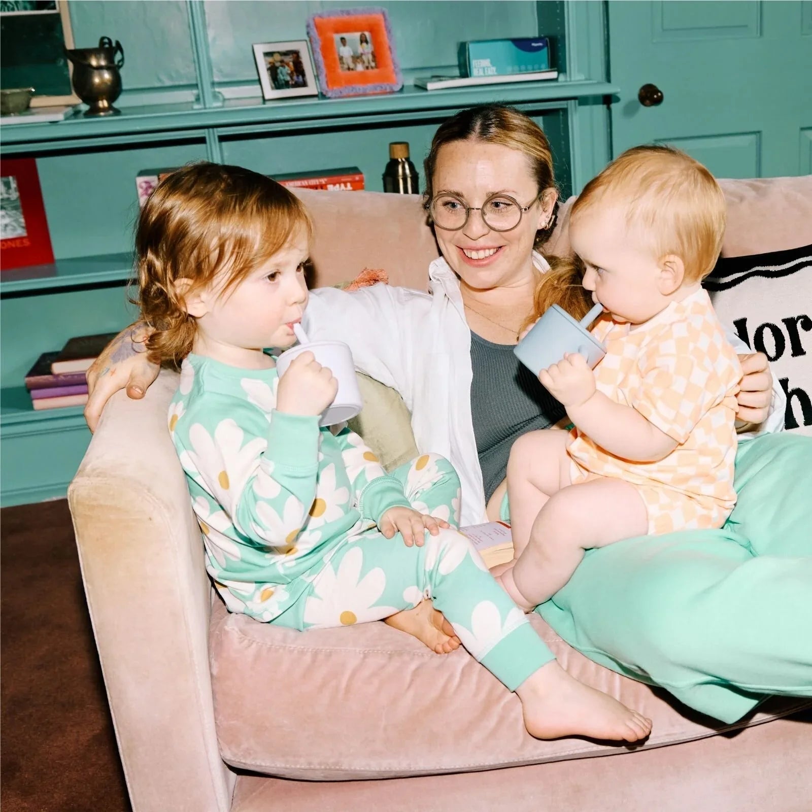 Cwpan Silicôn Pippeta gyda Gwelltyn - Halen Môr