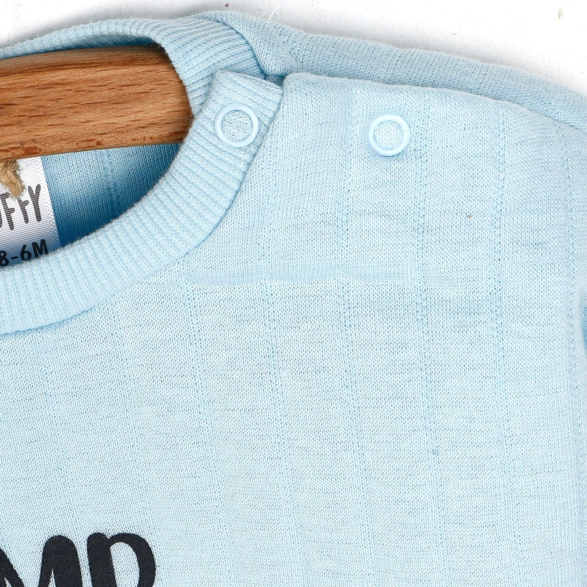 Trowsus Chwys Tuffy - Heb droed - Glas Ysgafn