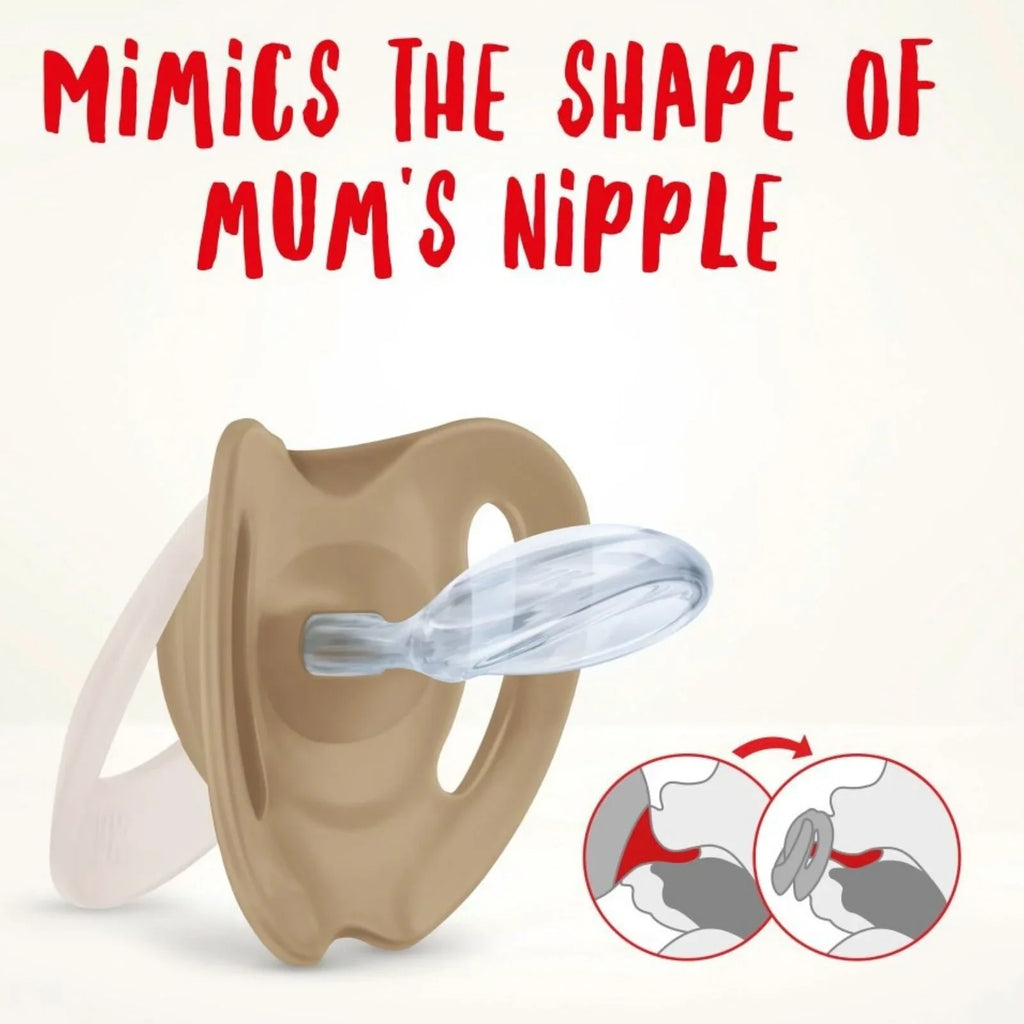 NUK Star Soother 0-6 mis, pecyn o 2 - Pinc