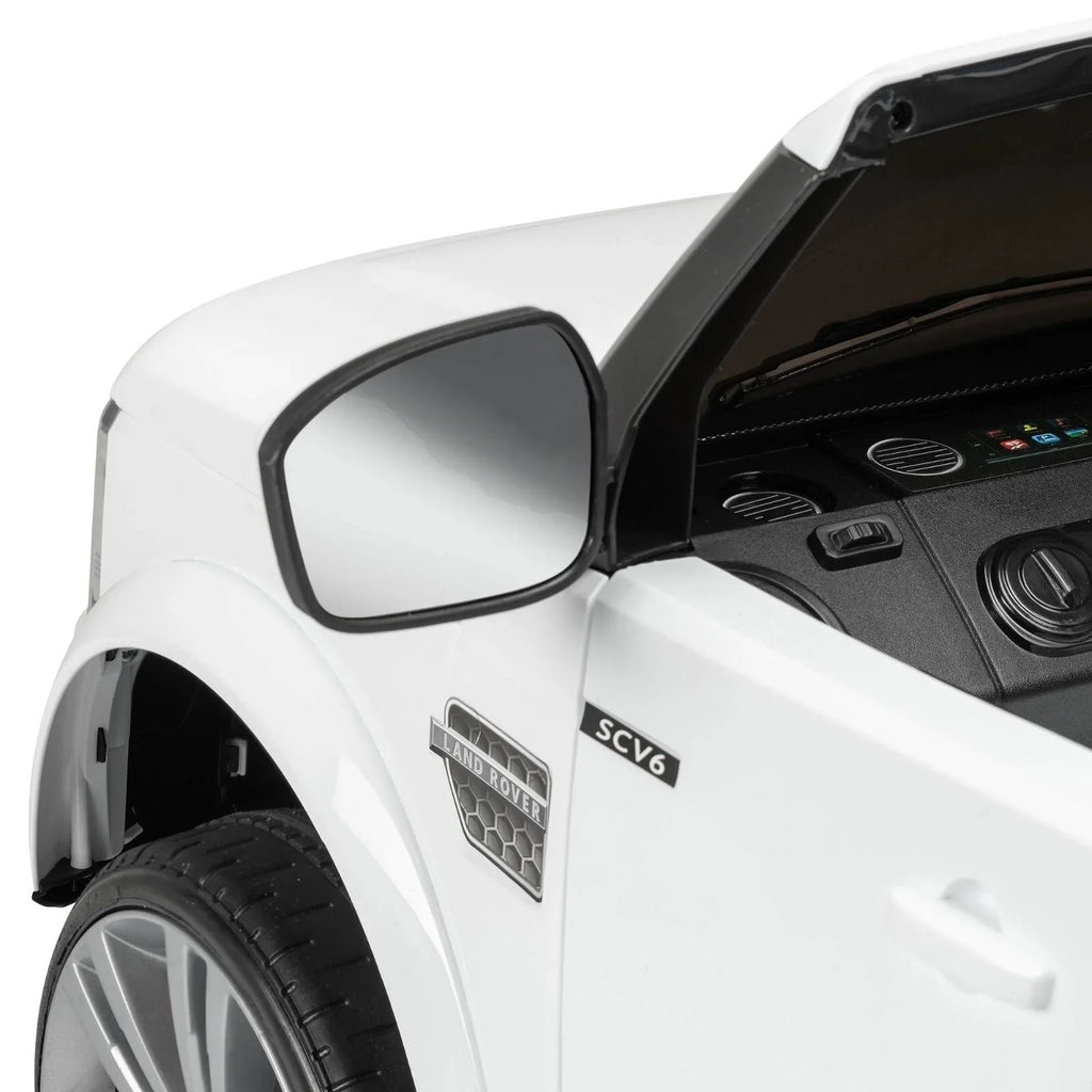 Xootz Land Rover Discovery 12v Cerbyd i'w Reidio - Gwyn