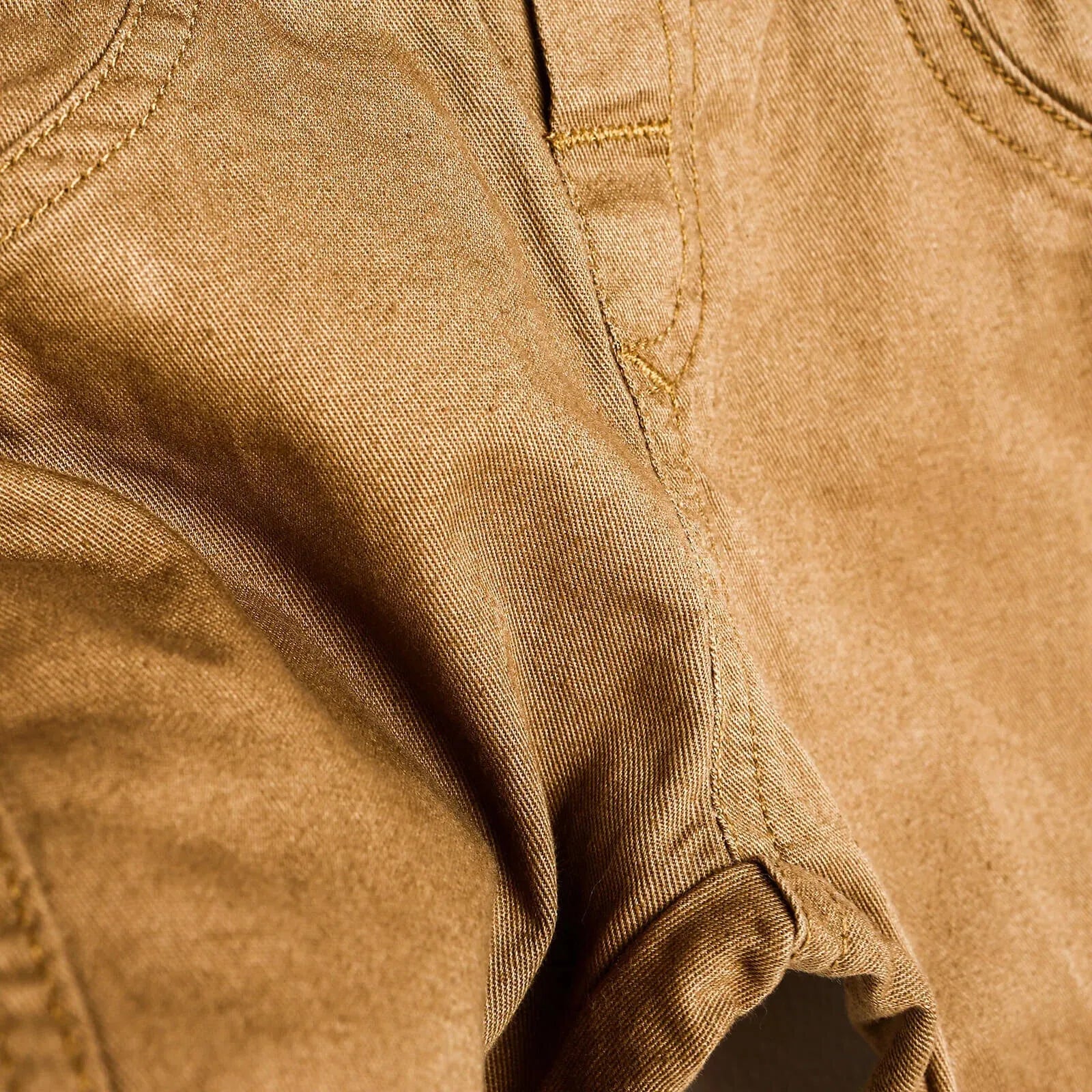 Trowsus Gwehyddu Syml i Fachgen gan HelloBaby - Brown Ysgafn