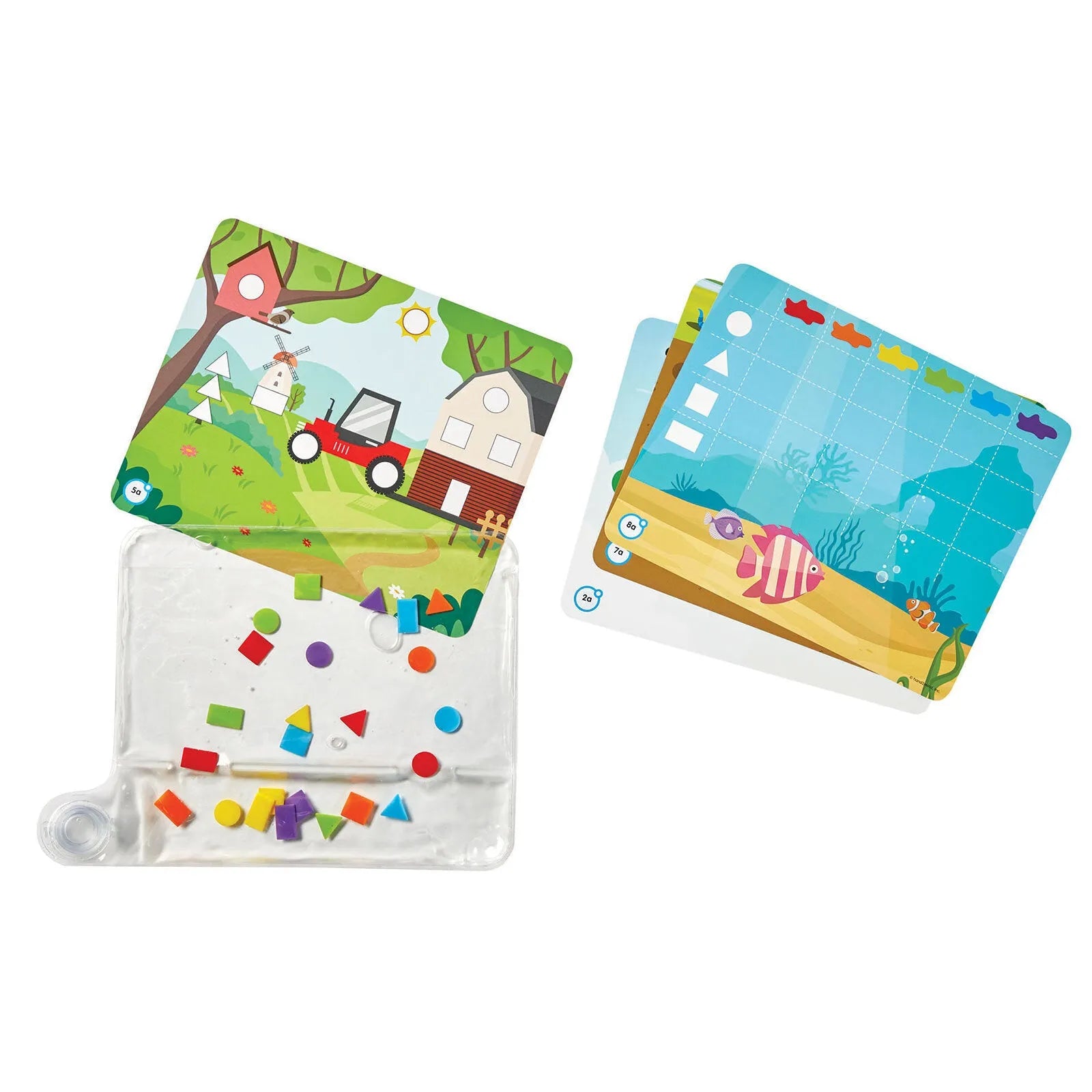 Pad Synhwyraidd Lliwiau a Siapiau gan Learning Resources