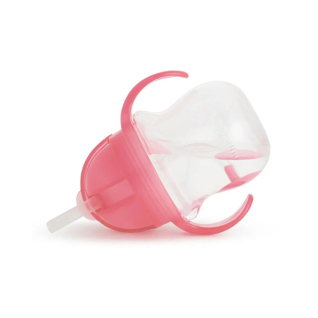 Munchkin Click Lock Tip & Sip Weighted Straw Cup Pink 207ml