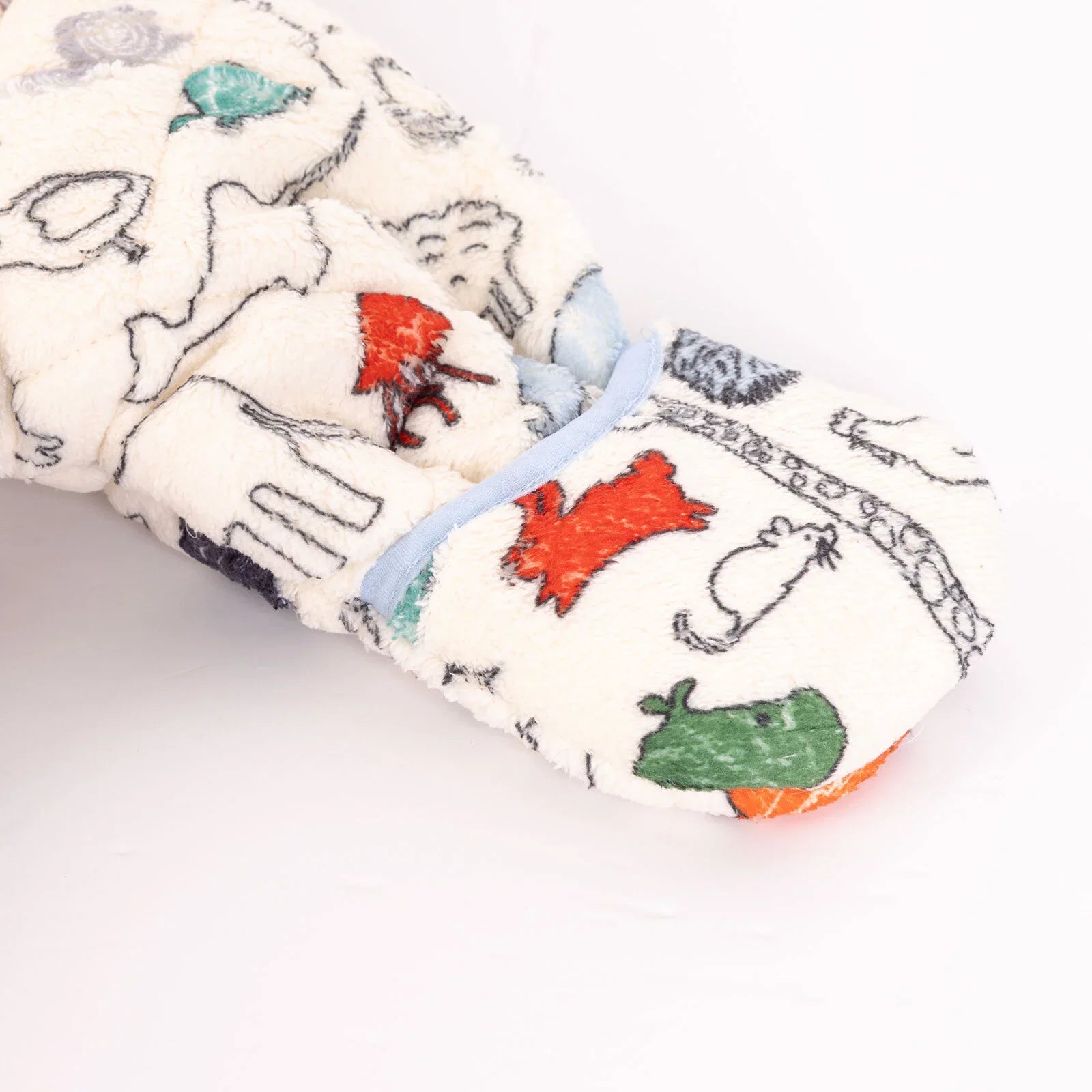 Siwmpsuit â Kap a Thraed i Faban Bach Newydd-anedig MidiMod (Bachgen)