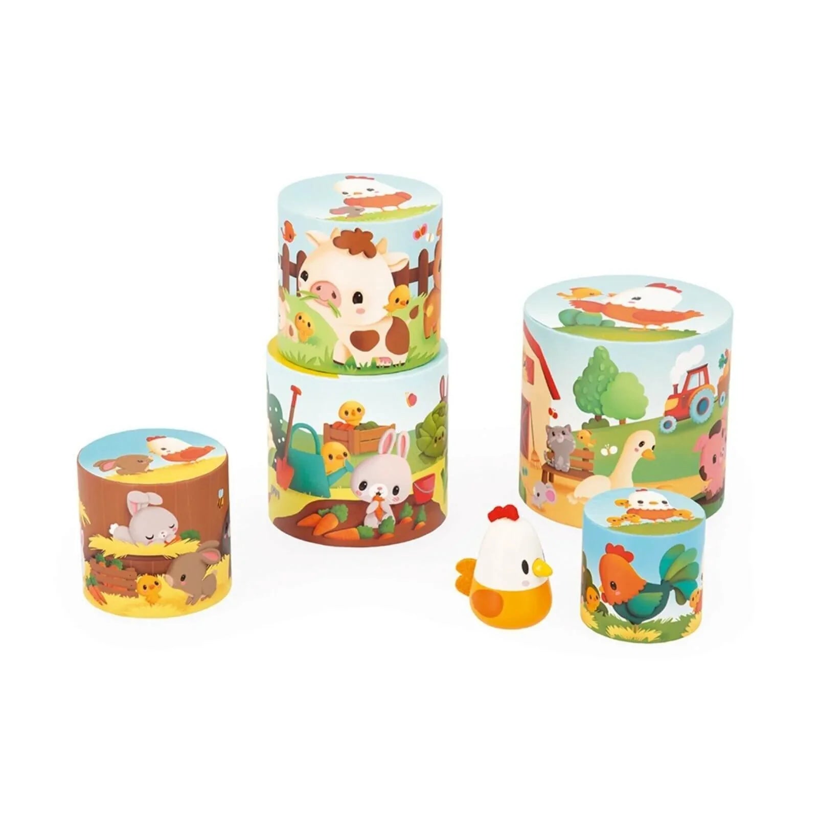 Janod Fy Phiramid Cyw Iâr Gyntaf