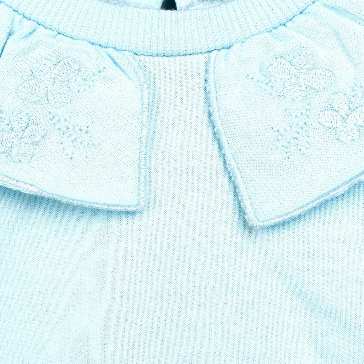 Crys Chwys Tuffy â Choleri - Heb Draed ar y Gwaelod - Glas Ysgafn