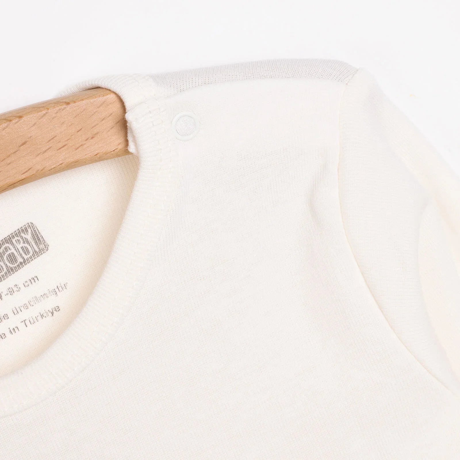 HelloBaby Pecyn o 2 Bodysuit Llewys Hir Unisex - Ecru