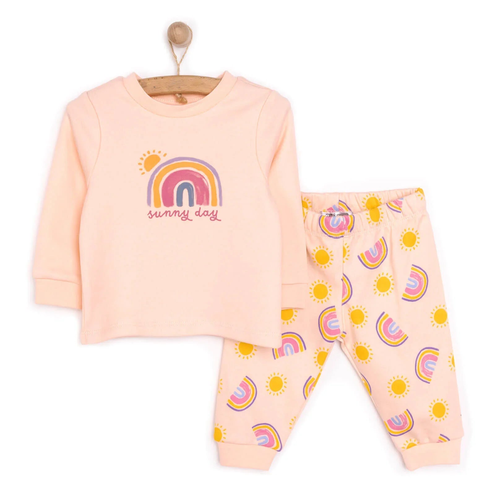 Set Pyjamas i Ferched HelloBaby - Pinc