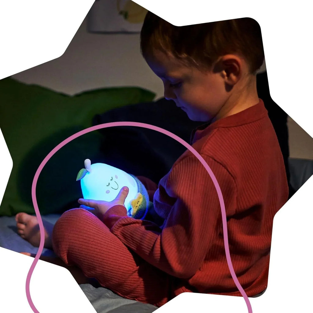 Golau Nos Badabulle Bertille Silicon Glow y gellir ei ailwefru