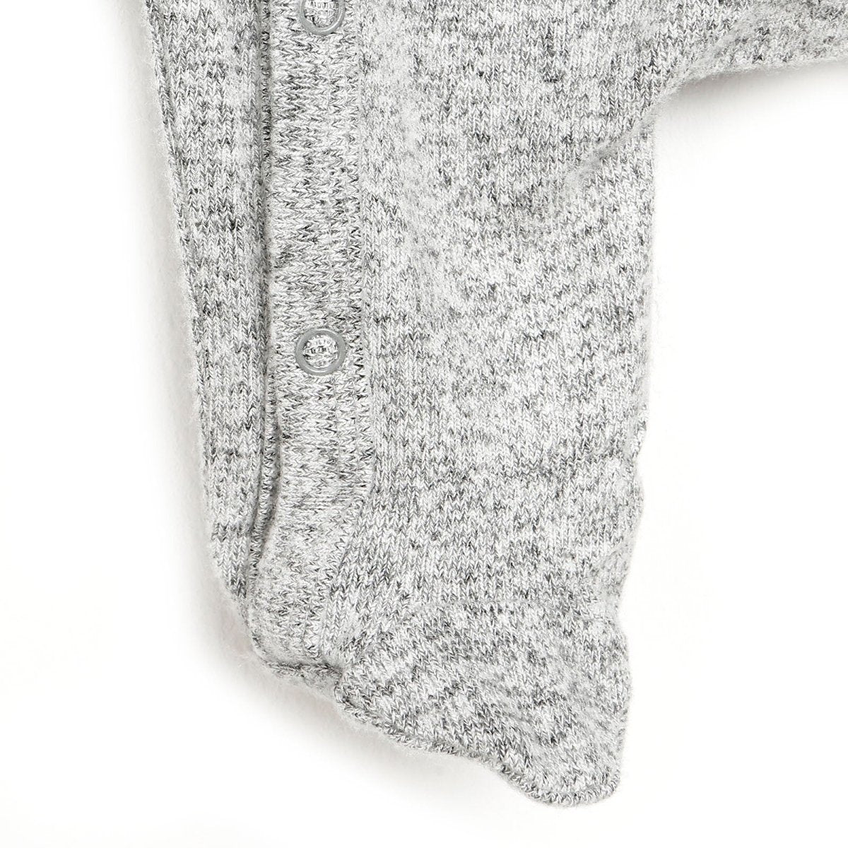 Siwt Neidwyr i Fabanod Newydd-anedig Gydag Ympiau Gwyllt - Llwyd Melange