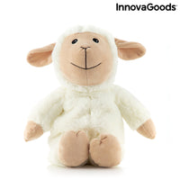 Sheep Soft Toy with Warming and Cooling Effect Wooly InnovaGoods cuddly plush for kids' comfort and fun.