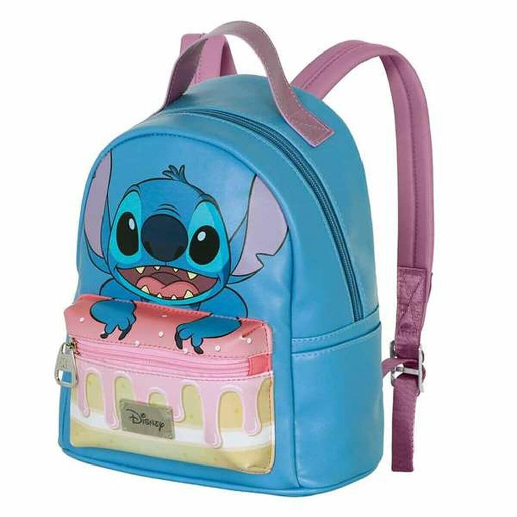 Casual Backpack Lilo & Stitch featuring Stitch design, perfect for unisex use, made from durable polyester.