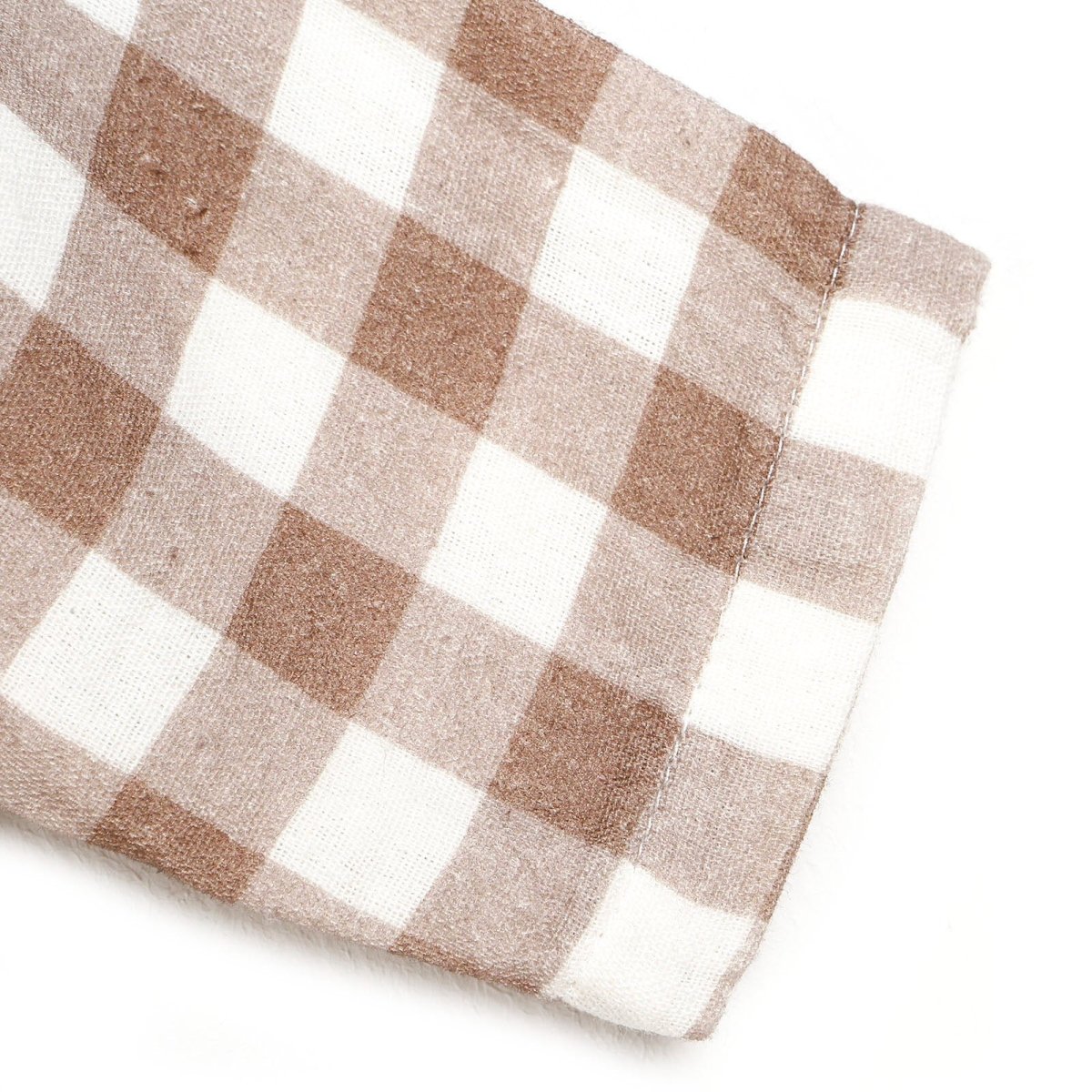 Dillad Babis Newydd-anedig HelloBaby o Fwslin - Siwmper - Brown