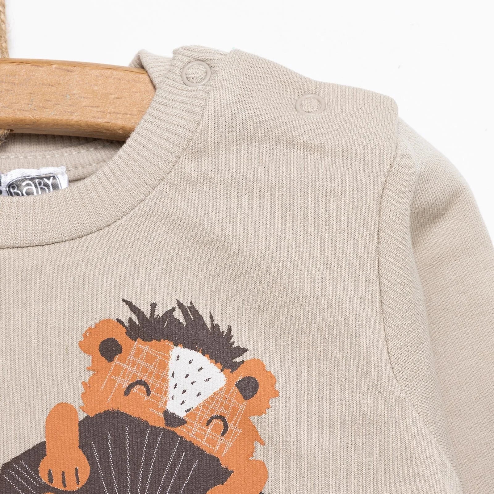 Crys Chwys HelloBaby Basic Lion - Ffwr Minc