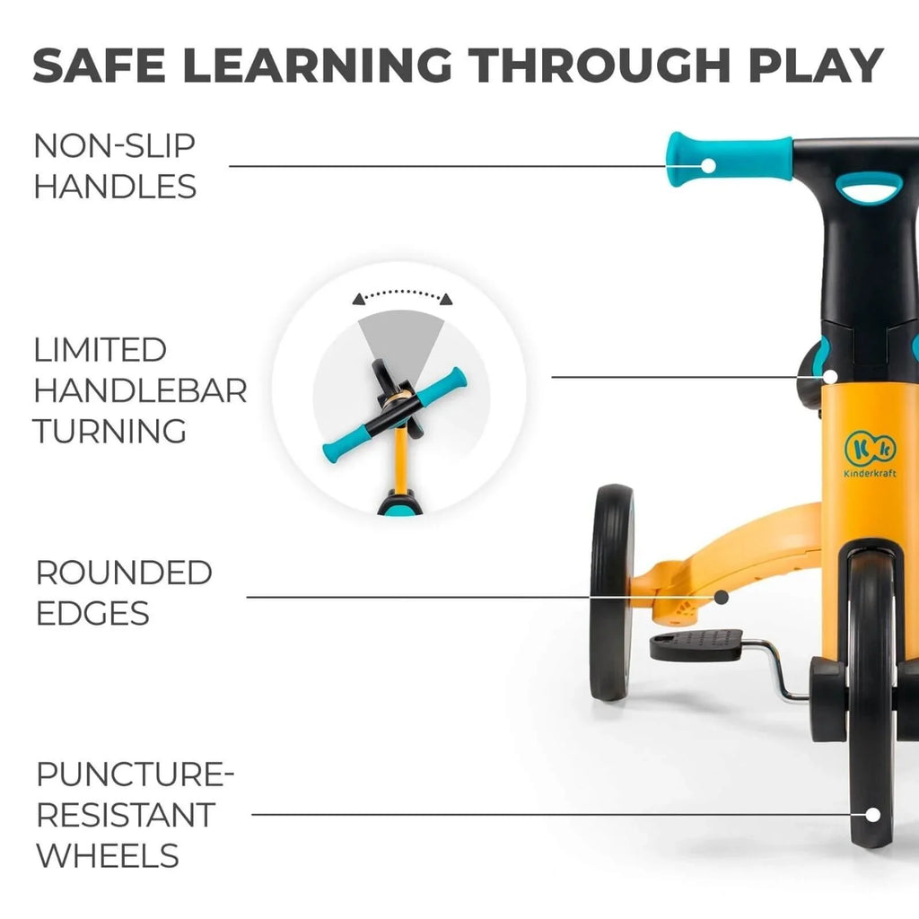 Beic tair olwyn Kinderkraft 4 Trike i blant