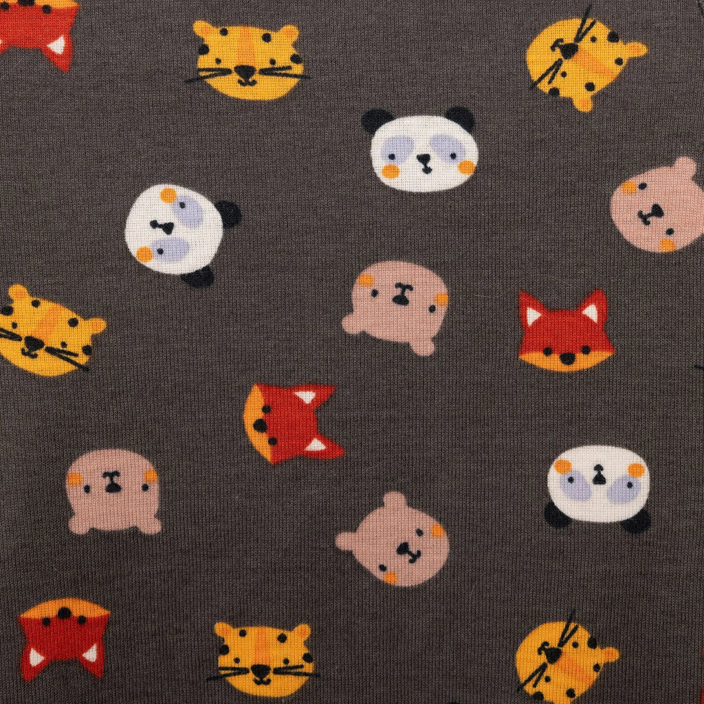 Siwtiau Corff Bachgen HelloBaby â Llewys Hir (Pecyn o 2) - Llwyd Tywyll