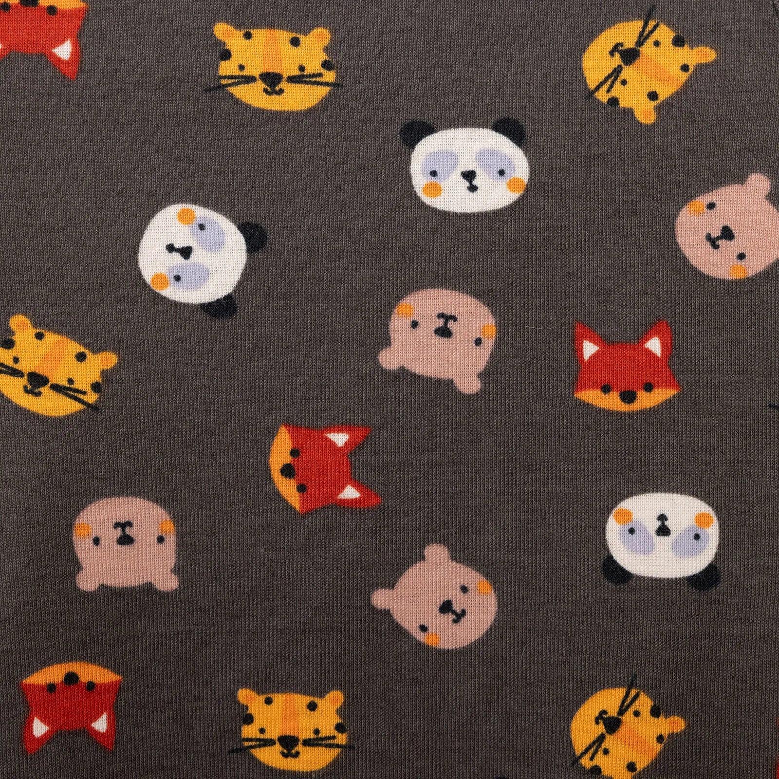 Siwtiau Corff Bachgen HelloBaby â Llewys Hir (Pecyn o 2) - Llwyd Tywyll