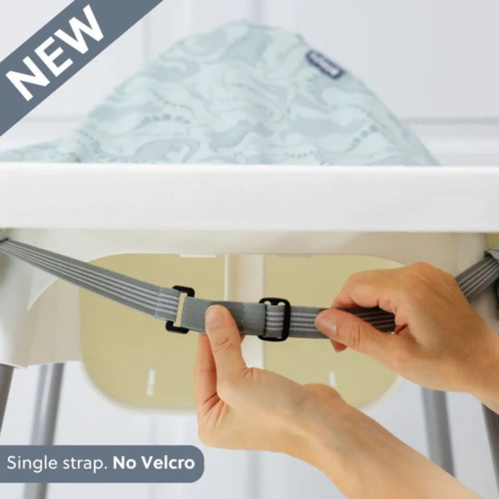 Bib amddiffynnol Bibado ar gyfer diddyfnu - Serengeti Spaghetti