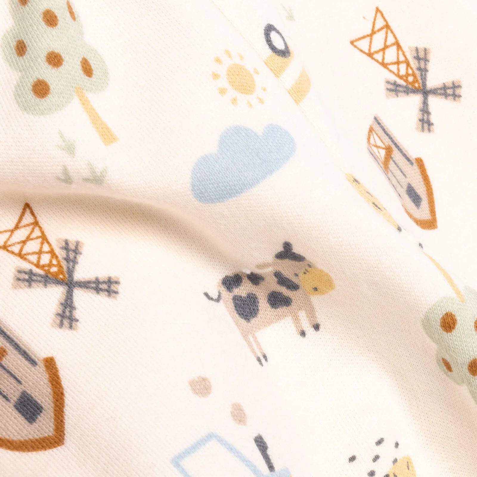 Set Rhodd i Faban Newydd HelloBaby 5 Darn - Gwyrdd