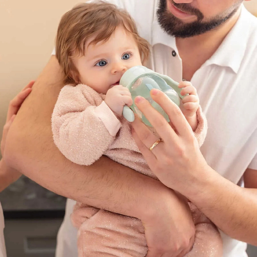 Cwpan Hyfforddi Mamajoo gyda Dolen 6+ mis 160ml - Gwyrdd Pwdr