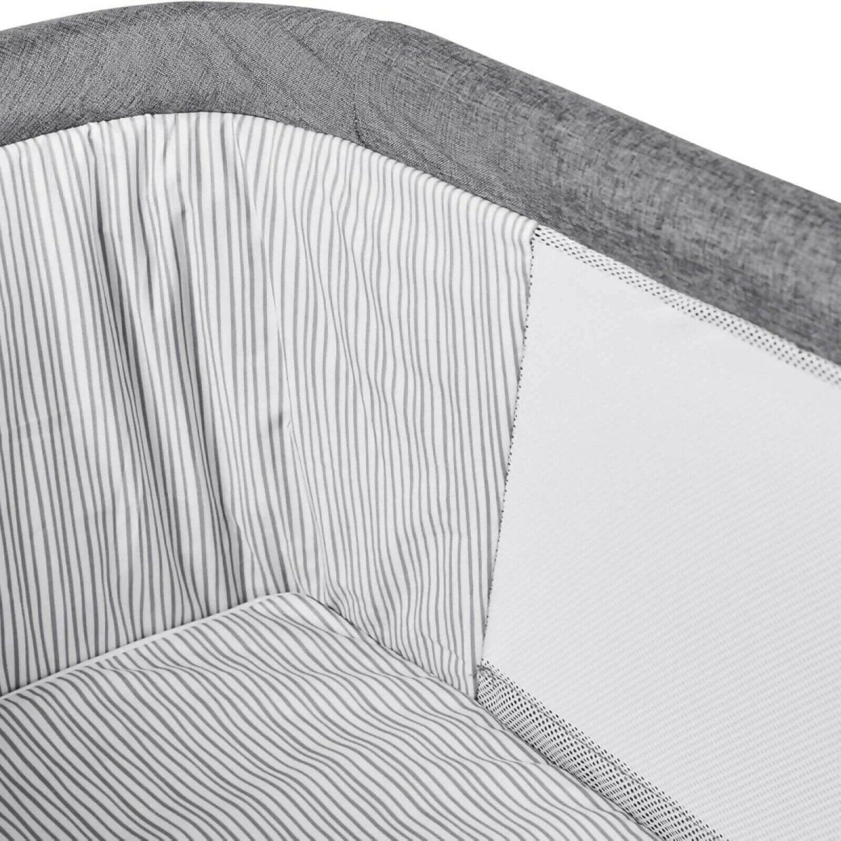 Ickle Bubba Mini Rocker Crib - Llwyd Gofod