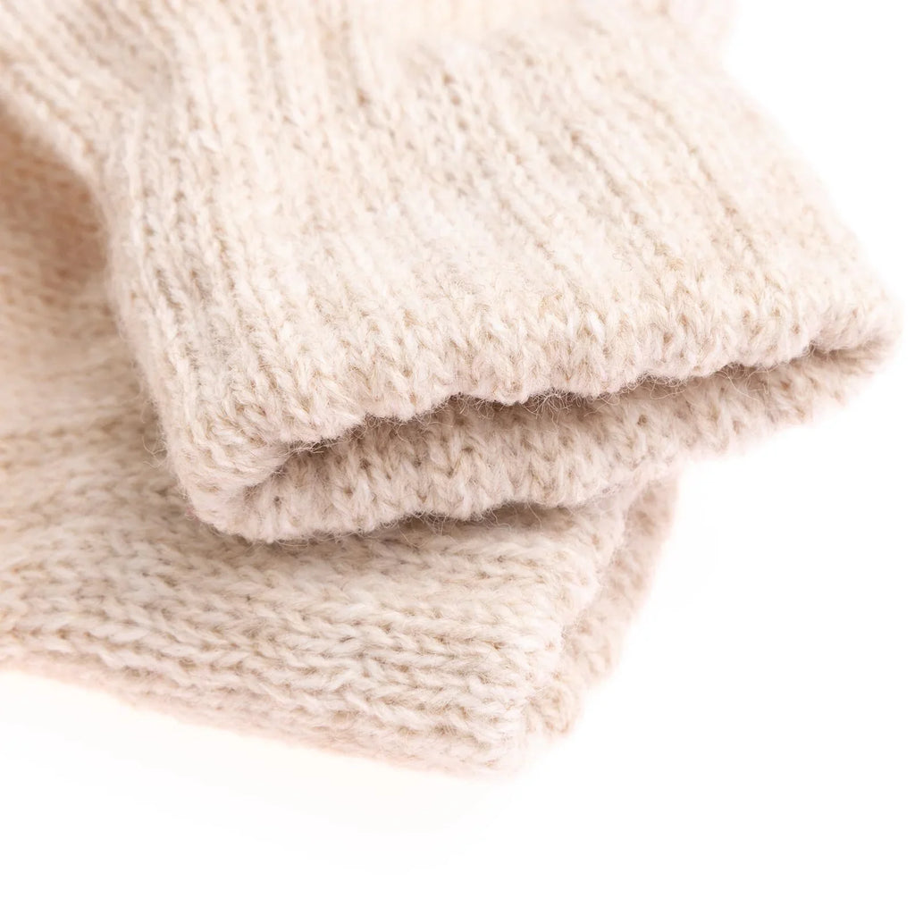 Maneg HelloBaby Unisex - Lliw Ecru