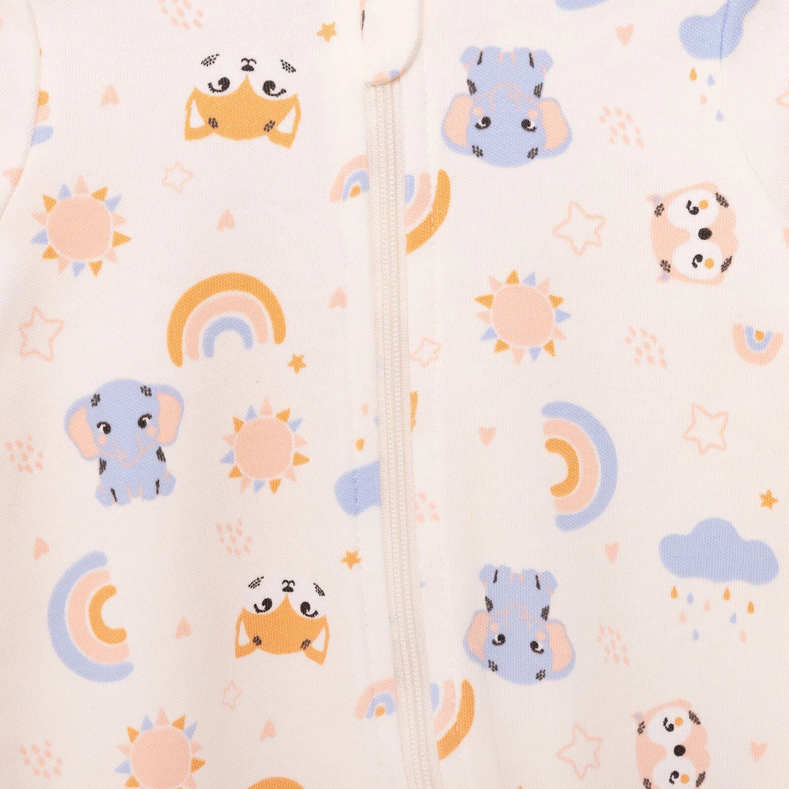 Siwmpsuit Traed i Faban Merch Newydd-anedig HelloBaby - Beige