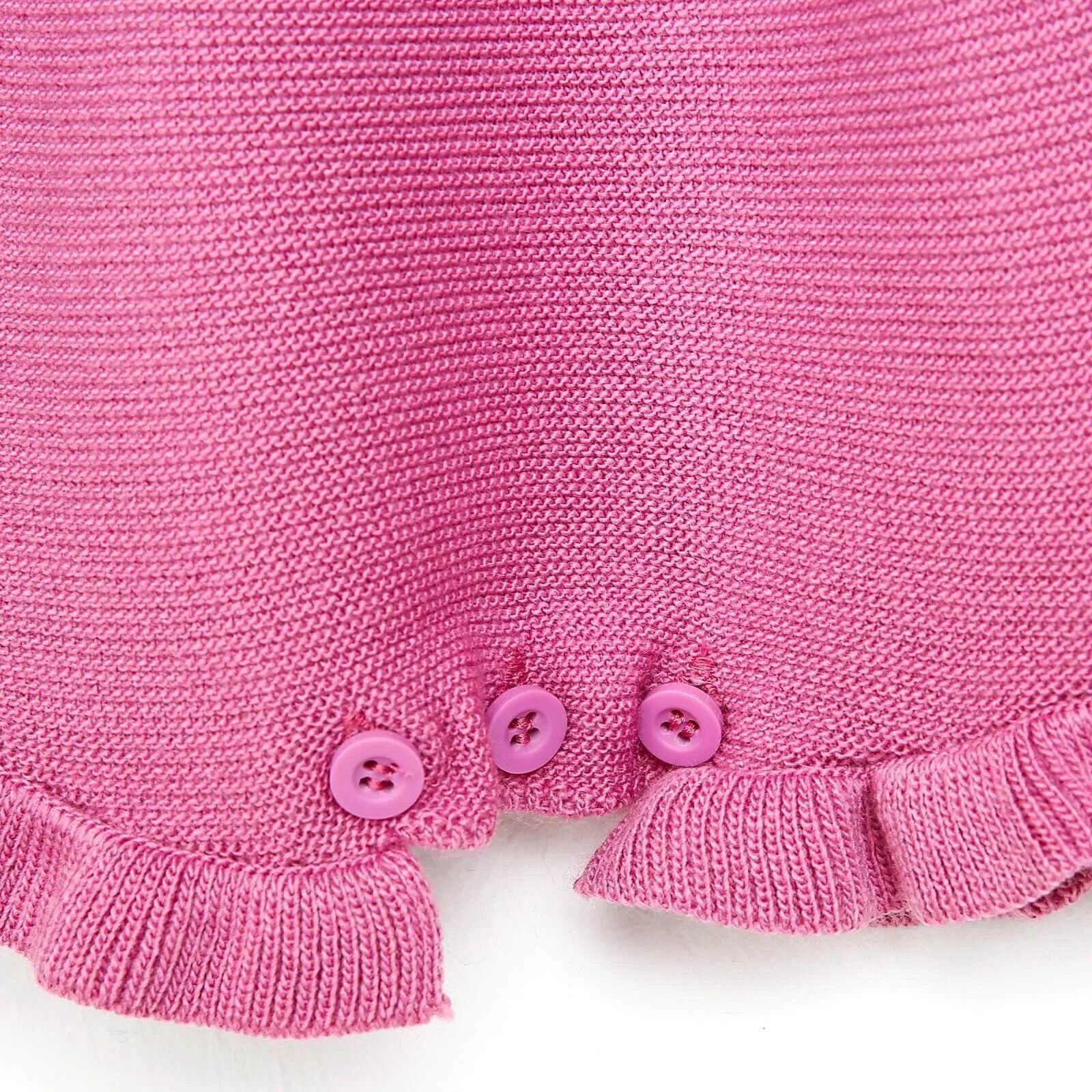 Siop HelloBaby - Gwisg Gwau Fer ar gyfer Newydd-anedig - Lliw Lila