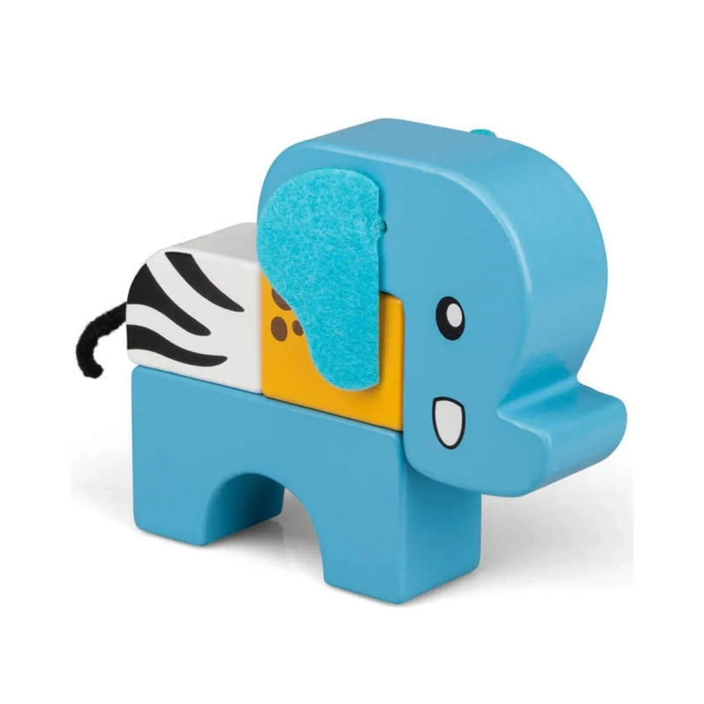 Anifeiliaid Safari Tobar-Wooden Stack And Play