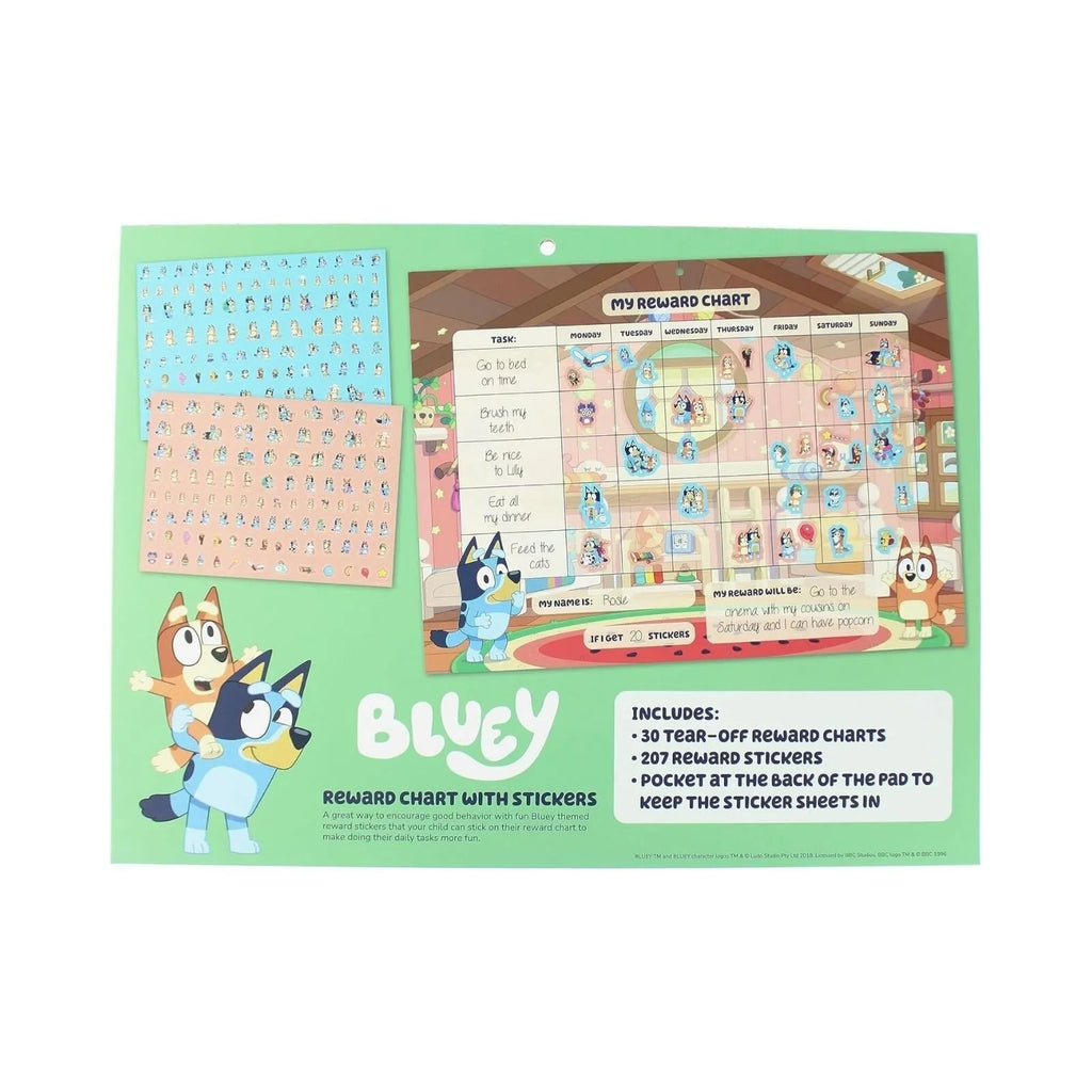 Siart Gwobrwyo Bluey