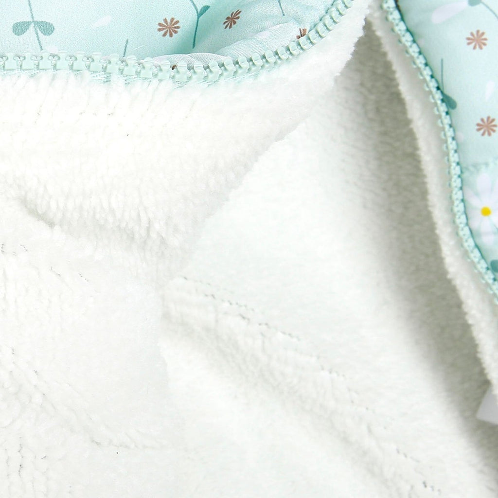 Gwisg Chwyddadwy BabyZ Winter Girl Daisy - Gwyrdd Ysgafn