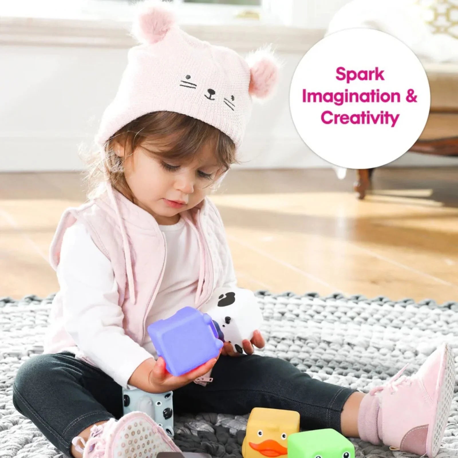 Edushape Soft & Squeezy Critter Blocks