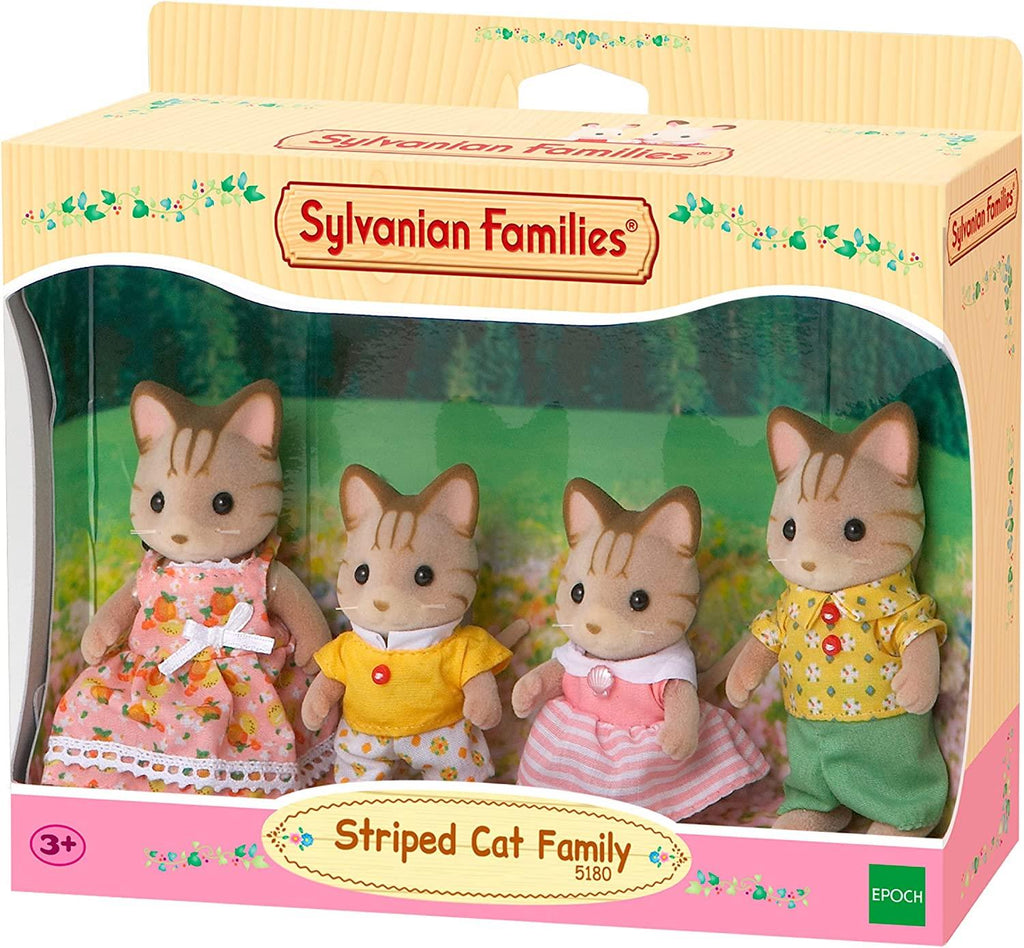 Set Chwarae Teulu Cathod Gyntedig Sylvanian Families ar gyfer Plant 3 Oed a Hŷn