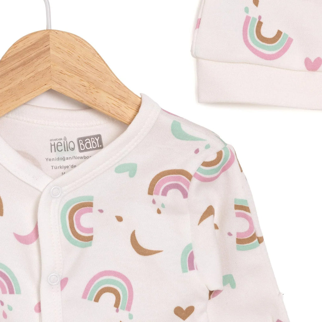 Siwmpsuit a Het i Ferched HelloBaby - Ecru