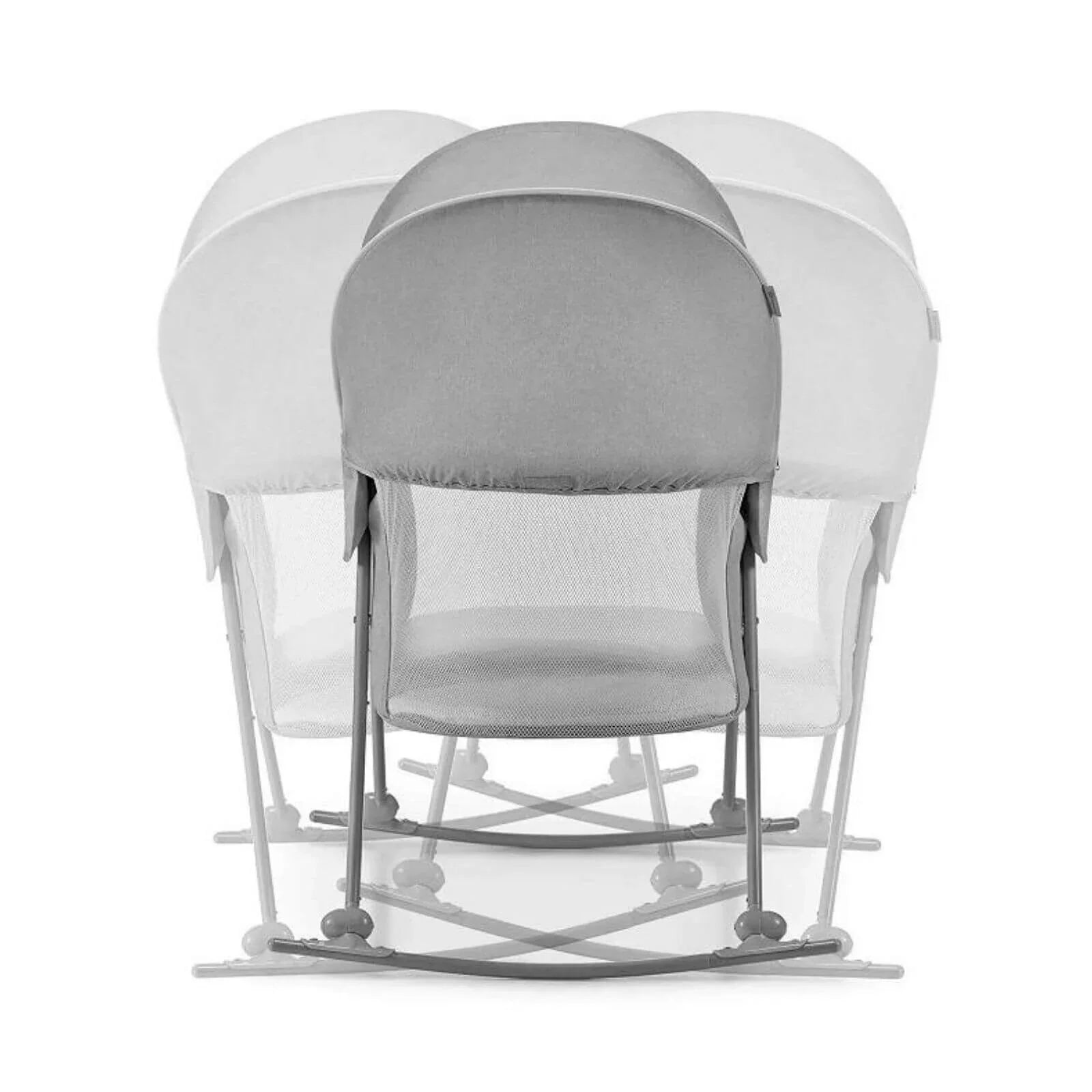 Kinderkraft LOVI 3-in-1 Cot Babanod - Llwyd