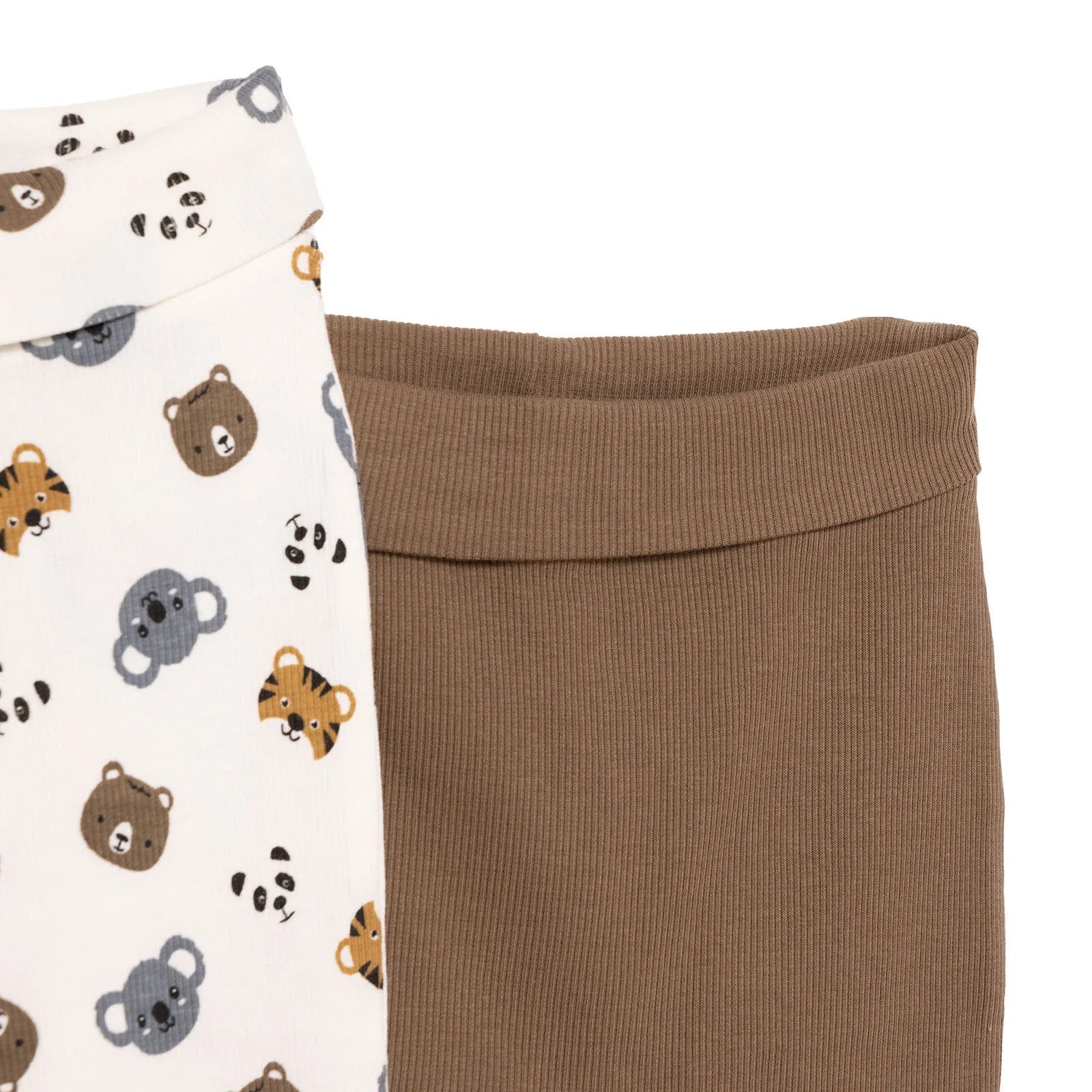 HelloBaby Boy 2 Piece Footless Bottom - Brown Ysgafn