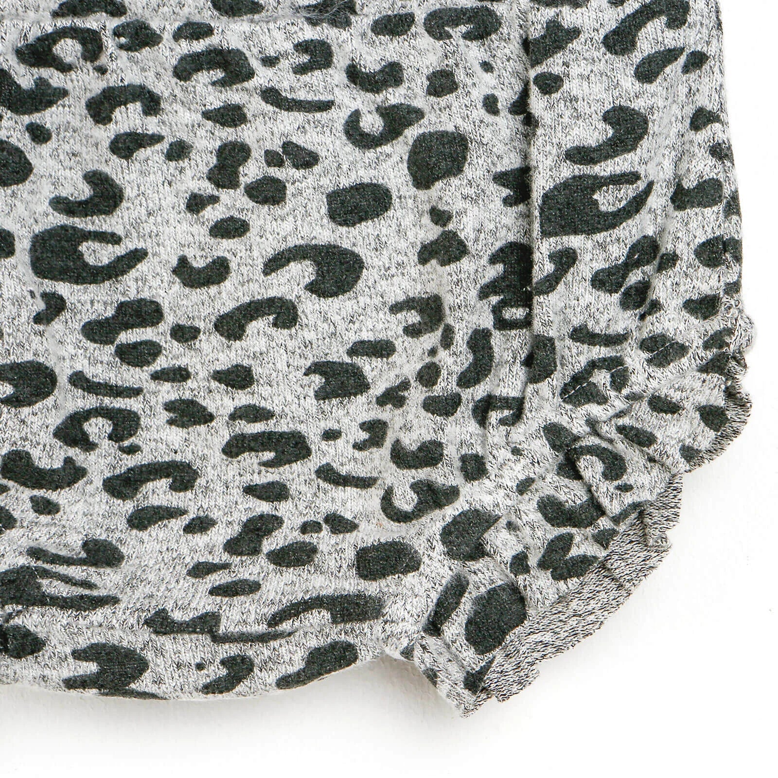 For My Baby Newborn Leopard Blouse-Short - Pink