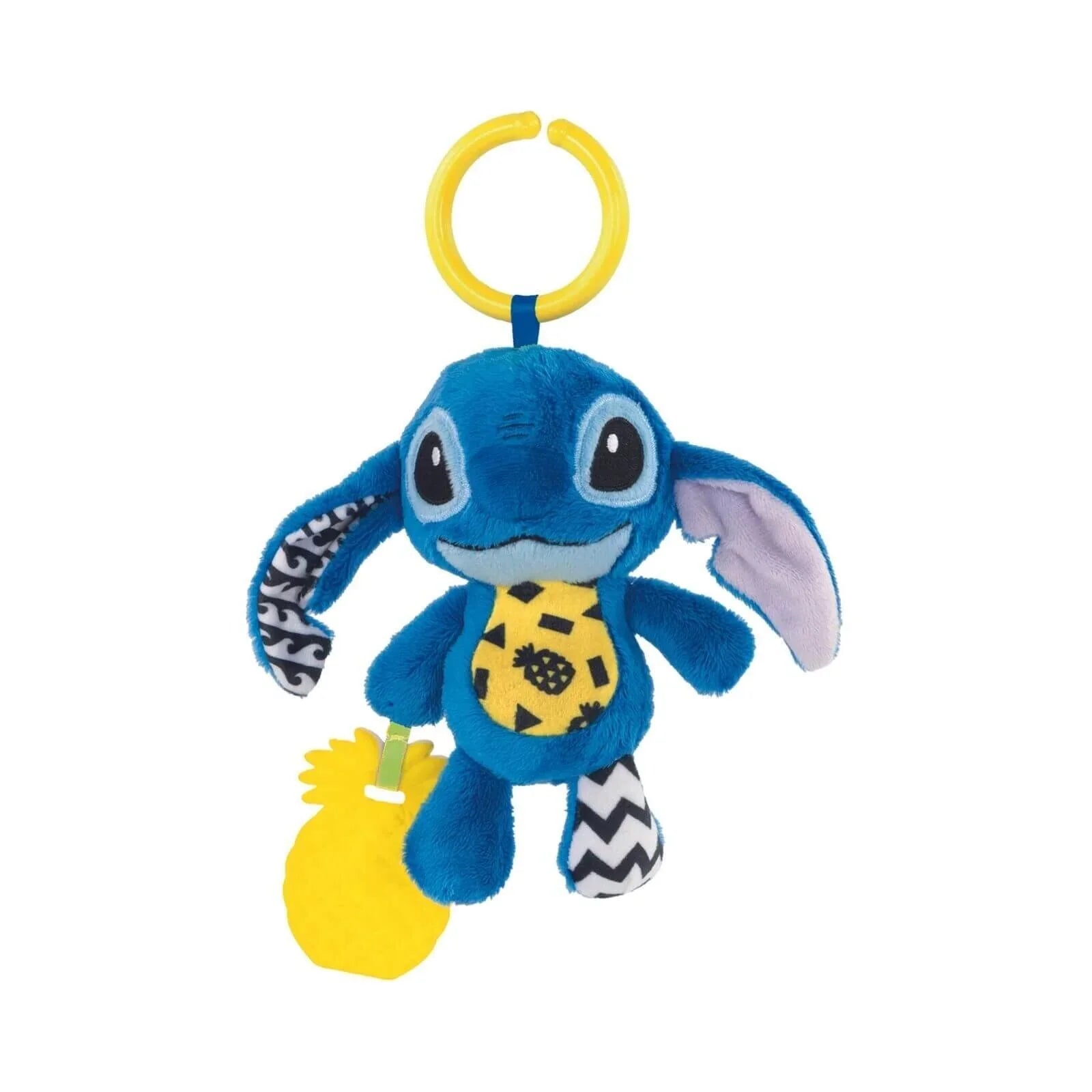 Disney Baby-Stitch Plush Teithio Meddal â Swn Rattle