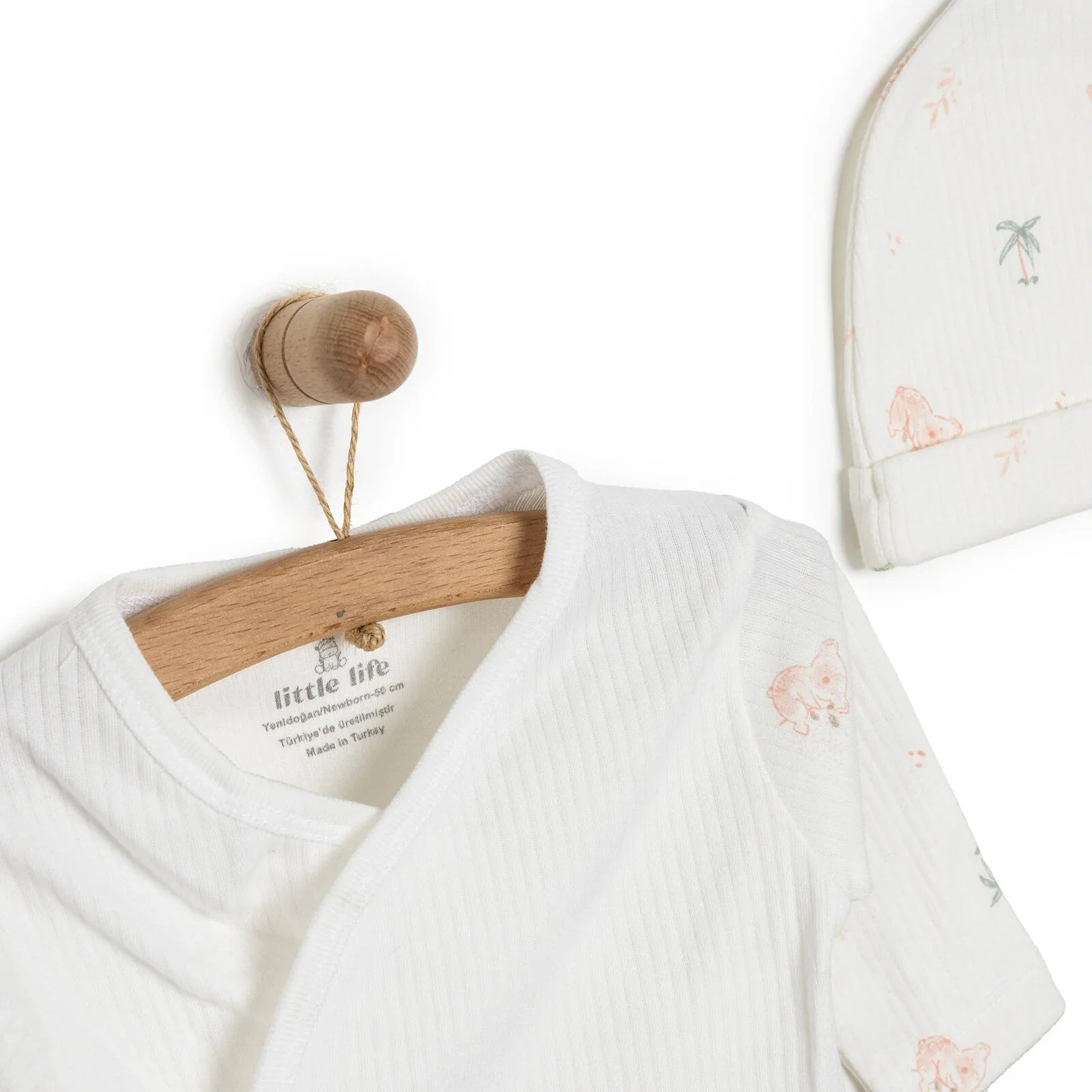 Set Cychwyn Newydd-anedig Little Life 5 darn - Pinc eog