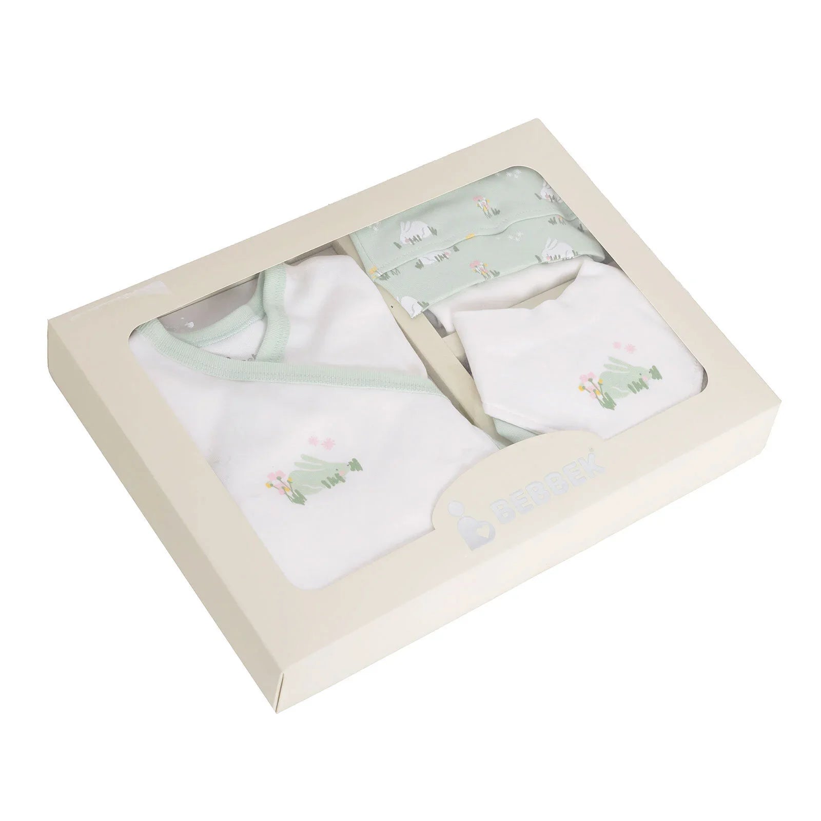 Bebbek Girl Newborn Gift Set 5 pcs - Green