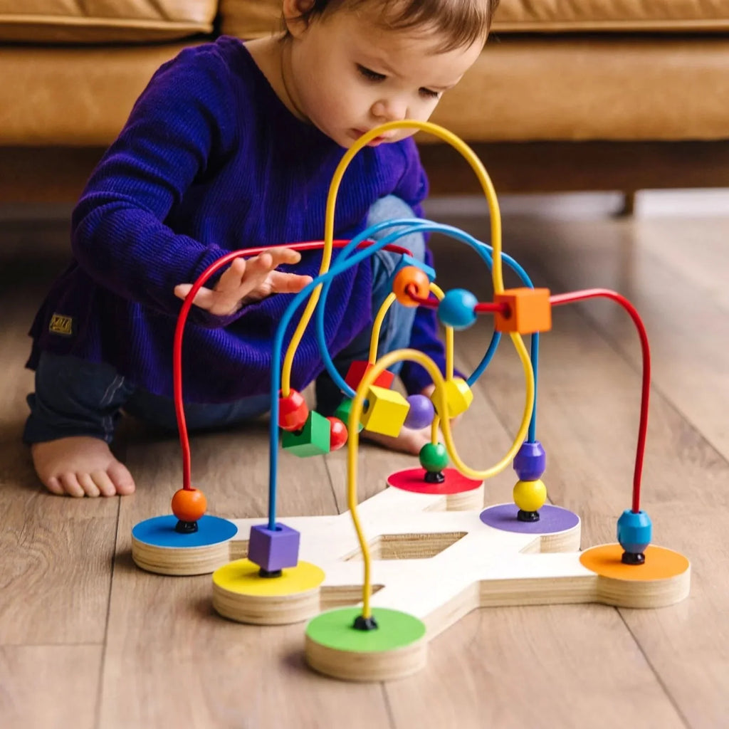 Melissa & Doug Wooden Jumbo Beads