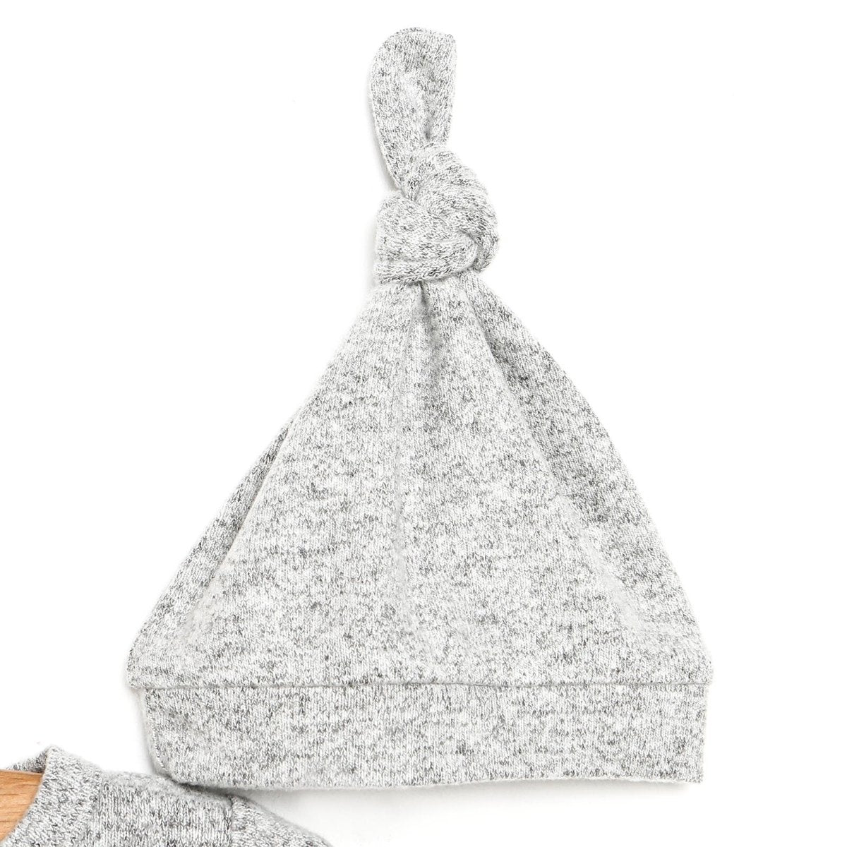 Siwt Neidwyr i Fabanod Newydd-anedig Gydag Ympiau Gwyllt - Llwyd Melange