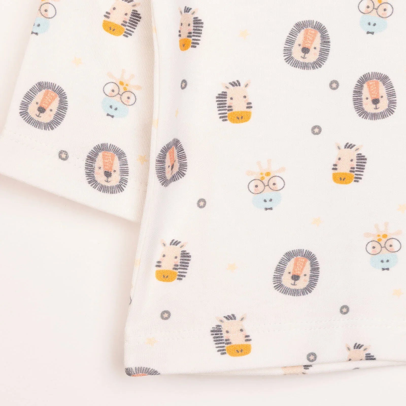 Set Pyjamas Baban Bach Pambuliq â Llewys Hir - Melyn Tywyll