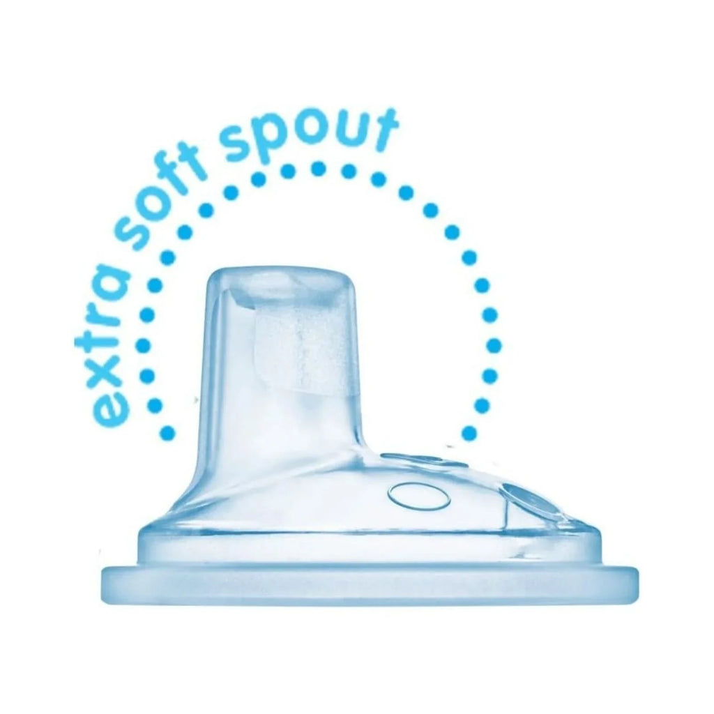 MAM Cwpan Yfed Cyntaf &amp; Glow gyda Dolen 150ml - Glas