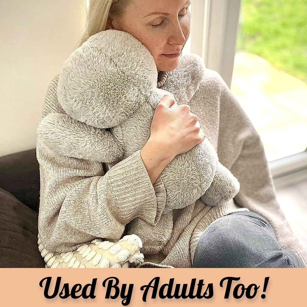 Tedi Pwysol 1.5kg ar gyfer Pryder - Anifail Stwffio Pwysol Sloth