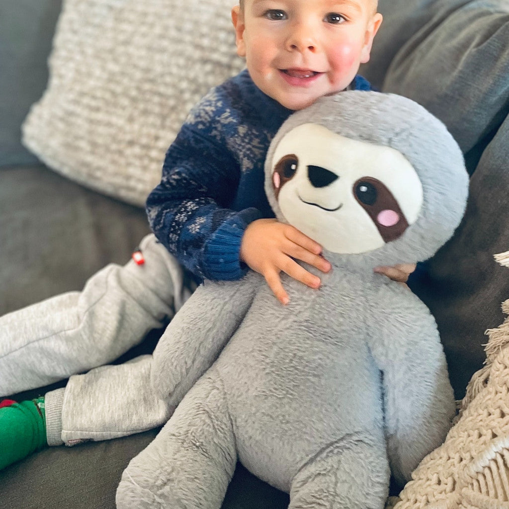 Tedi Pwysol 1.5kg ar gyfer Pryder - Anifail Stwffio Pwysol Sloth