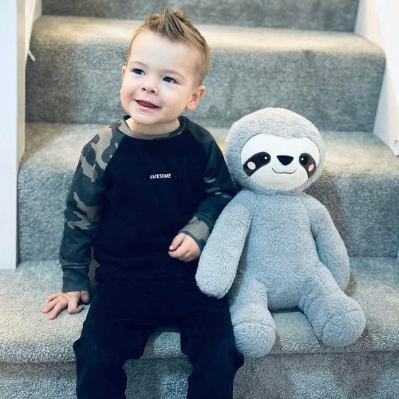 Tedi Pwysol 1.5kg ar gyfer Pryder - Anifail Stwffio Pwysol Sloth