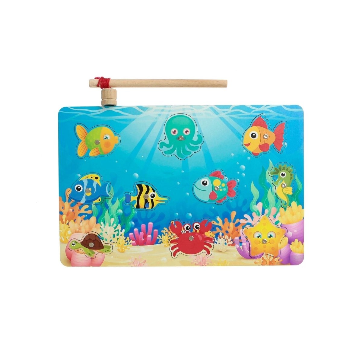 baby toys Wooden Fishing Game