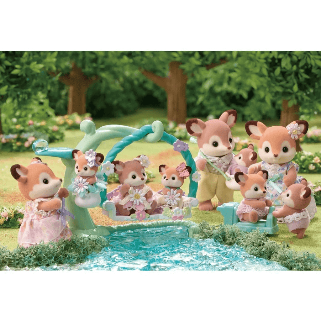 Set Chwarae Teulu Ceirw Sylvanian Families ar gyfer Plant 3 Oed ac I fyny